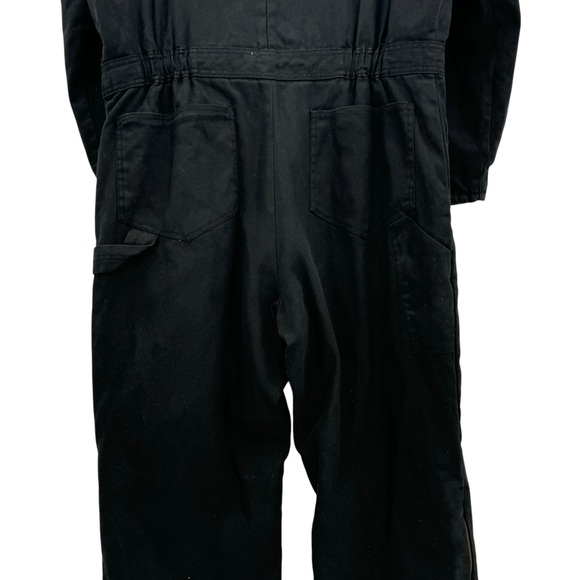 Vintage Walls Blizzard Pruf Coveralls Black Workwear Jumpsuit Cord Collar | XL - Picture 10 of 13